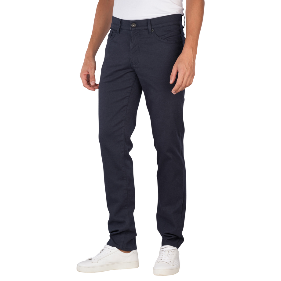 BRAX Cadiz 5-Pocket Straight Fit Wool Look Pantalon  