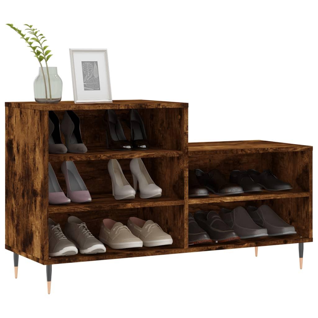 VidaXL Armoire à chaussures bois d'ingénierie  