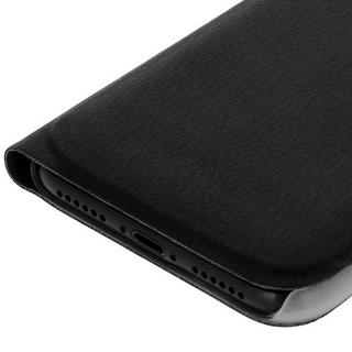 Avizar  Apple iPhone X Flip Book Cover Schwarz 