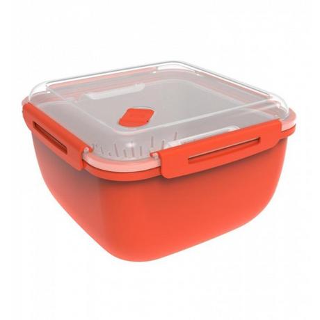 rotho  Rotho 1025302792 recipiente per cibo Quadrato 2,5 L Rosso 1 pz 