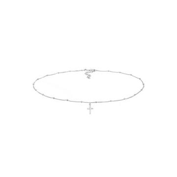 Collier Choker Pendentif Croix