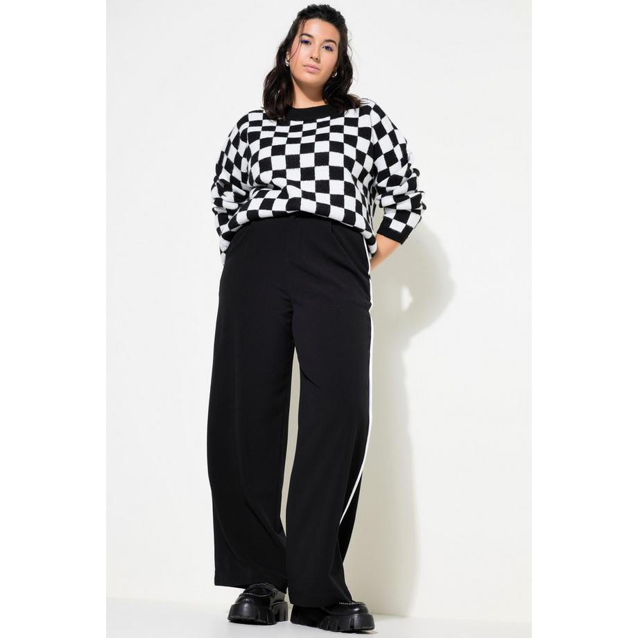 Studio Untold Anzughose High Waist Seitenpiping  