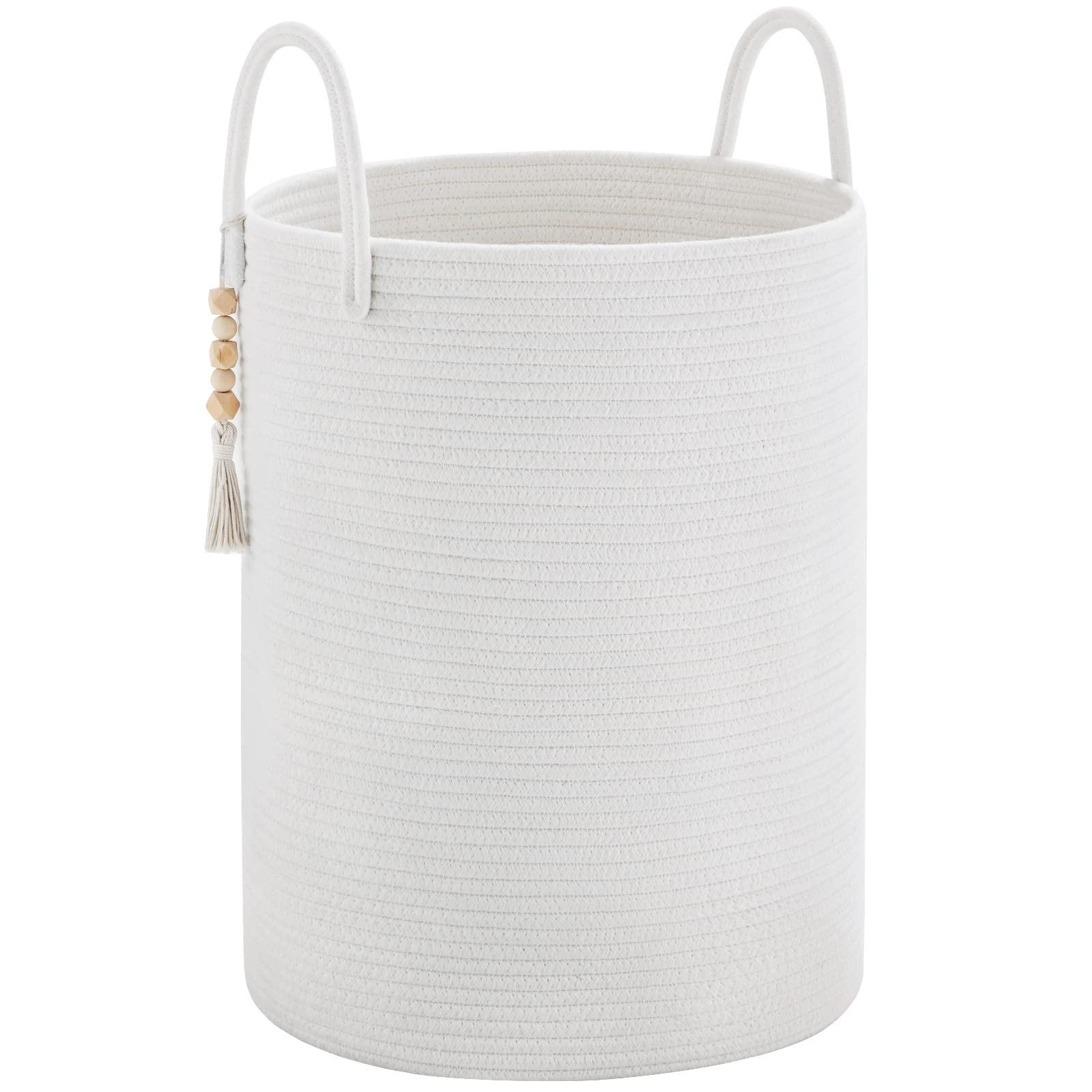 Alopini Geflochtener Wäschesammler Spielzeug Aufbewahrungskorb mit Griff handgefertigt  