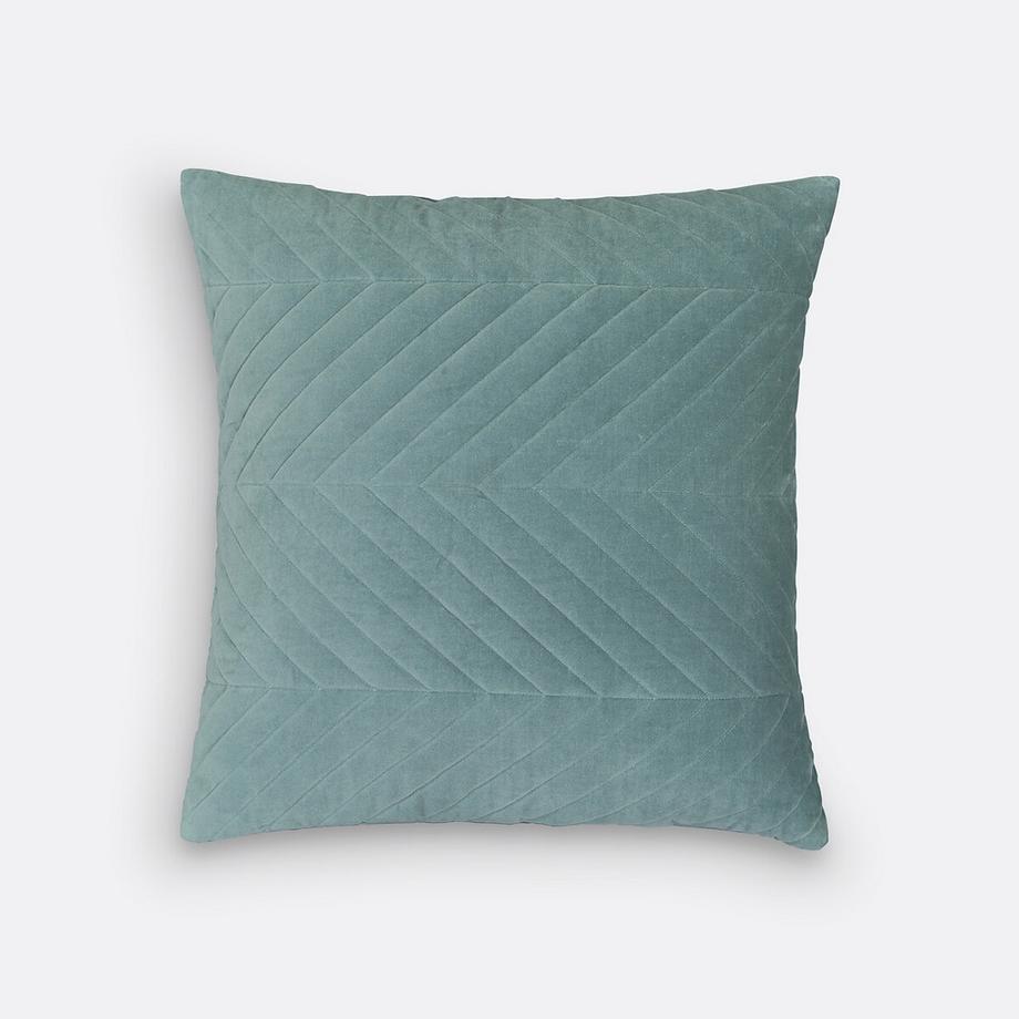 La Redoute Intérieurs Milano Gesteppter Samt Kissenbezug  