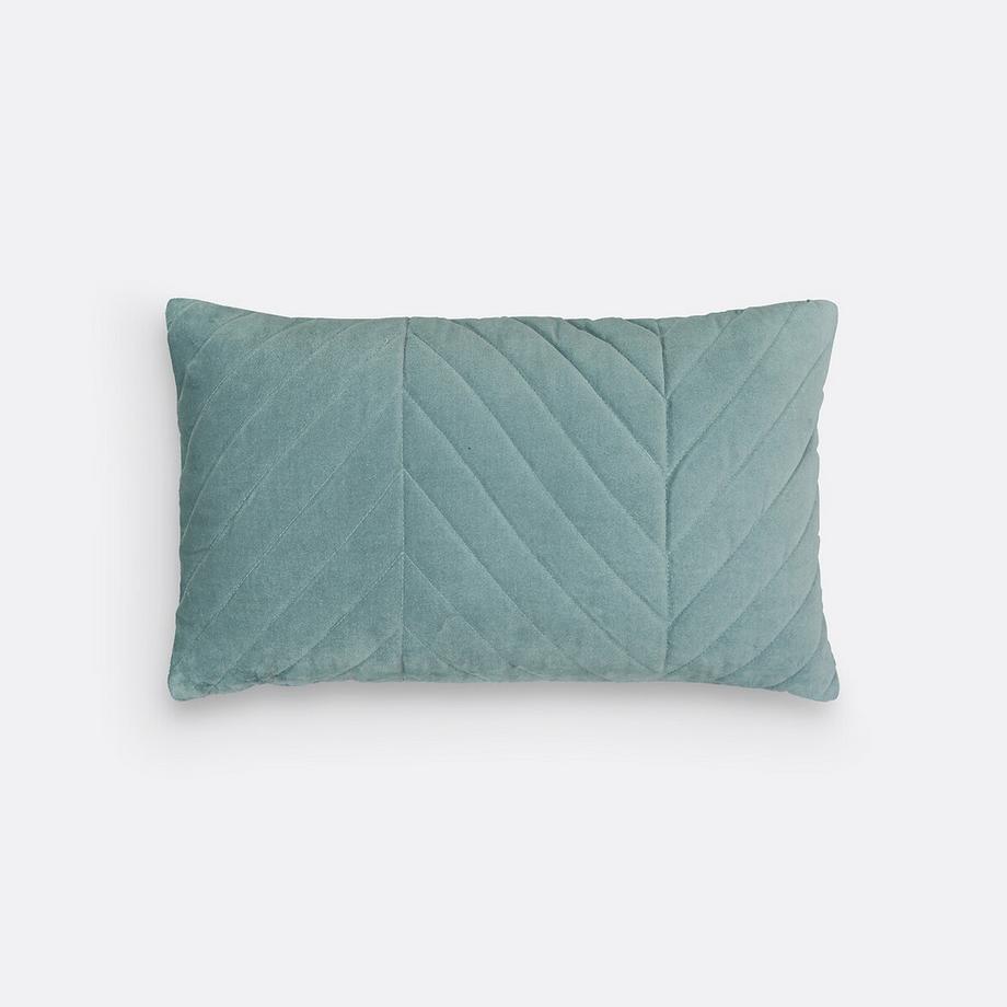 La Redoute Intérieurs Milano Gesteppter Samt Kissenbezug  