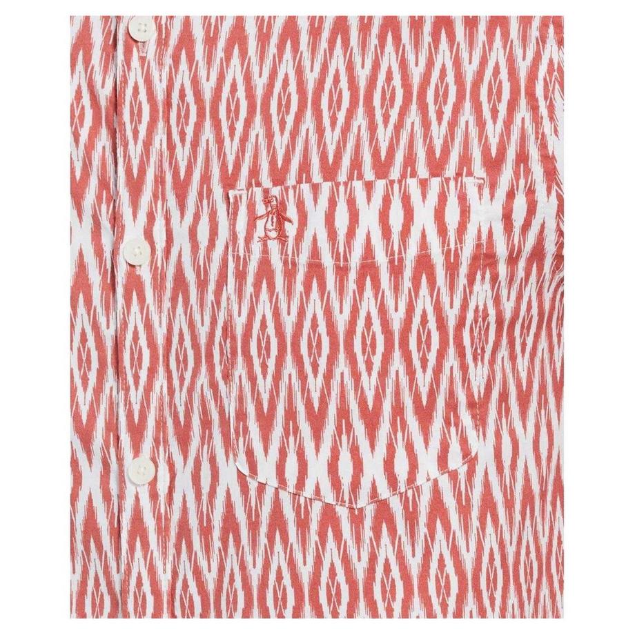 Original Penguin  Chemise Manches Courtes Motiftyle Ikat 