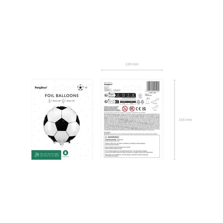 PartyDeco  Ballon en foil de football 
