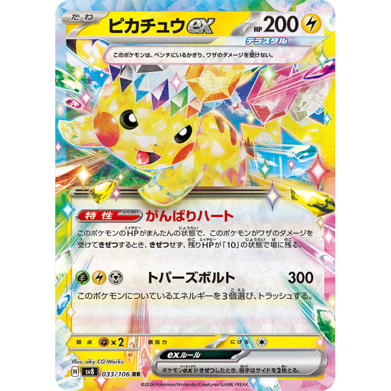 Pokémon  Super Electric Breaker (sv8) Booster Display - JPN 