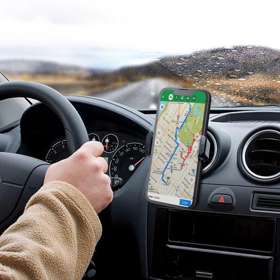 Avizar  Supporto Auto Smartphone, Rotante Nero 