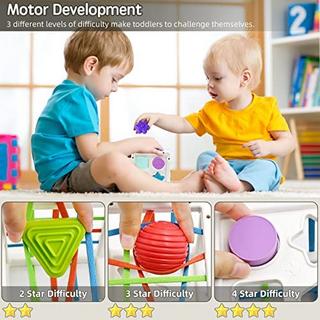 Activity-board  Würfel zum Sortieren von Formen - Babyspielzeug für Feinmotorik und frühes Lernen 