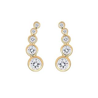 Elli  Ohrringe Earclimber Kristalle 