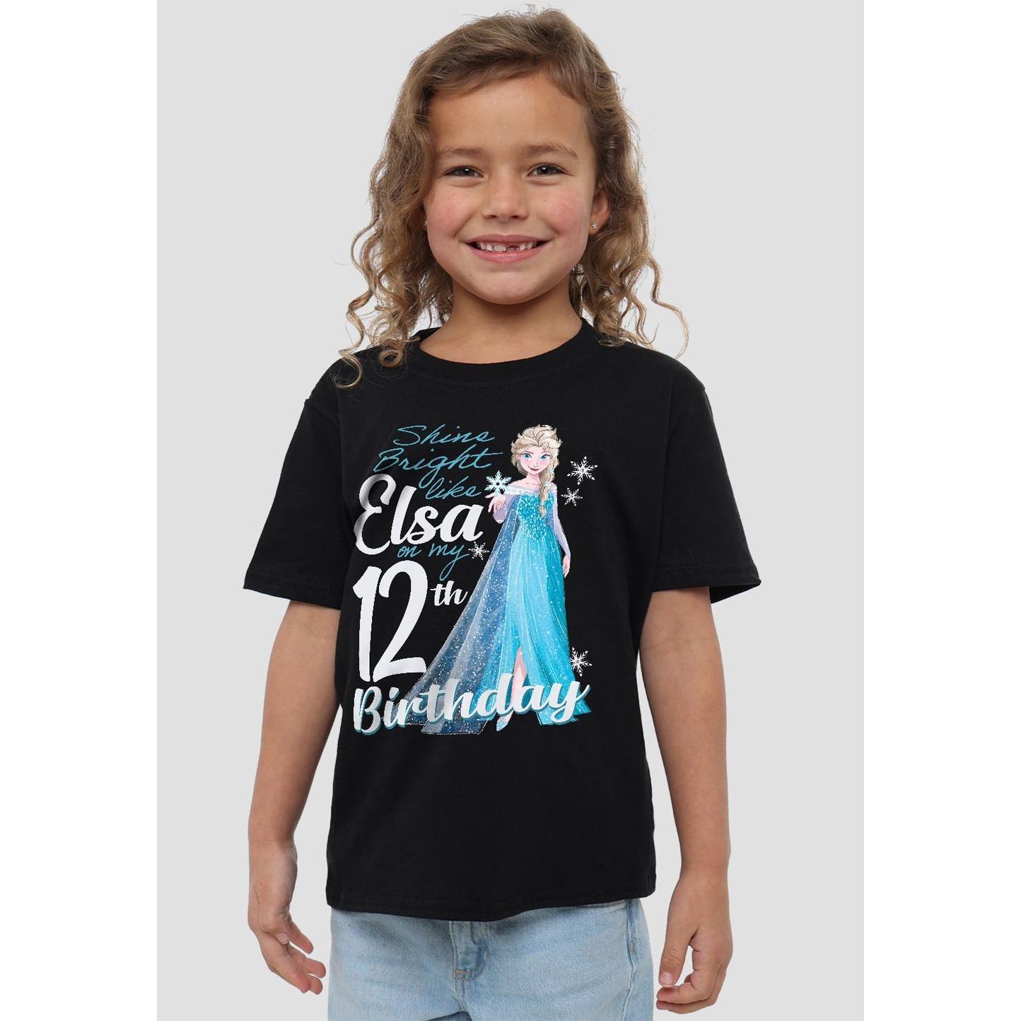 FROZEN  Bright Like Elsa TShirt  12er Geburstag 