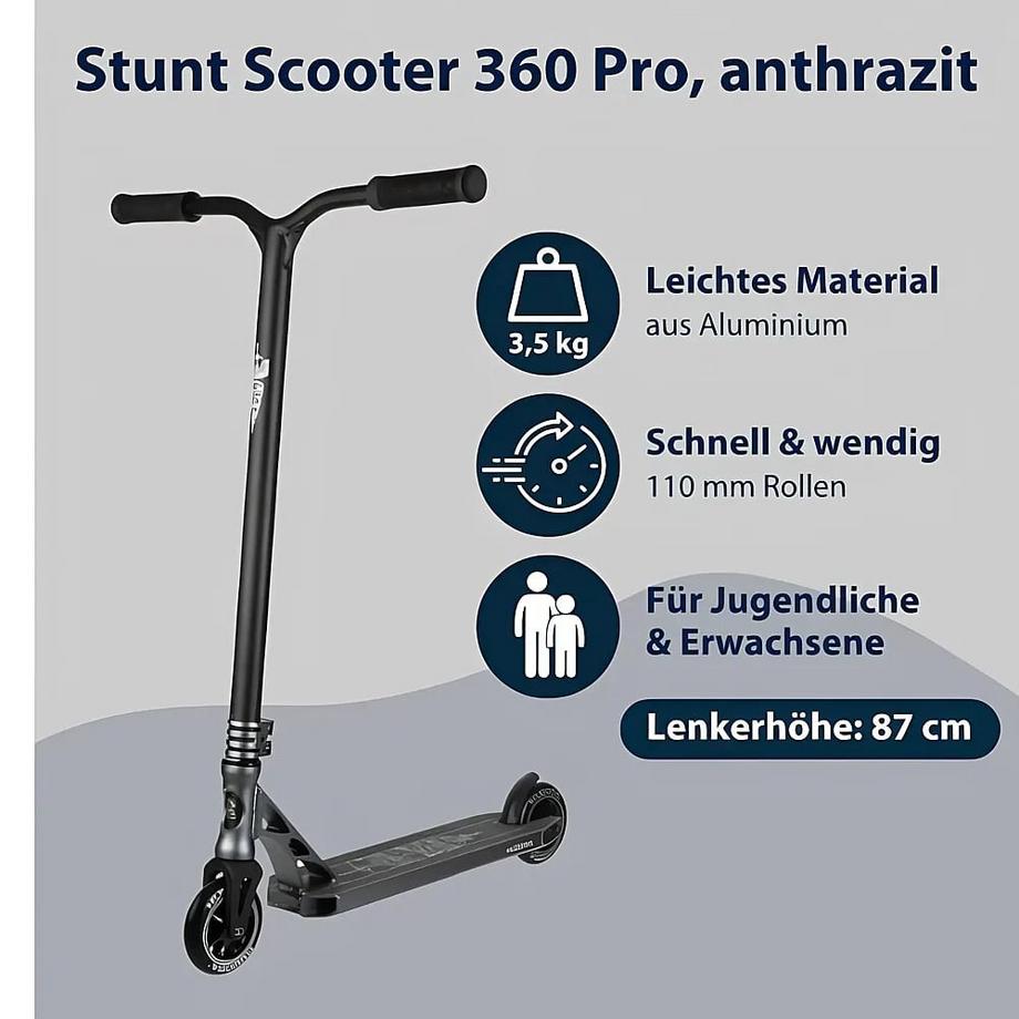 HUDORA  Stunt Scooter Scooter 360 Pro 
