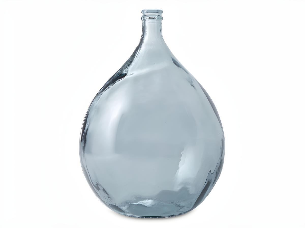 OZAIA Vase DameJeanne en verre recyclé L SILICE Transparent té  