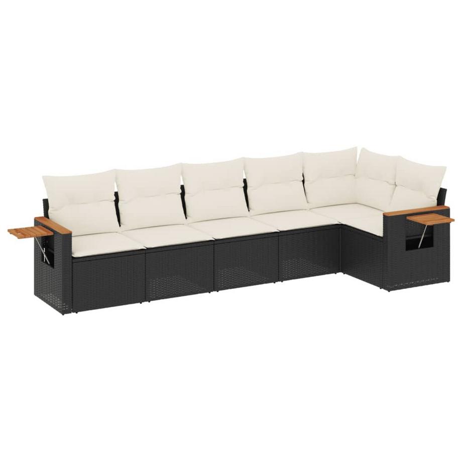 Ensemble de canapés de jardin rotin synthétique