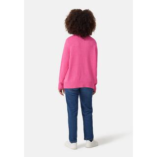 CASH-MERE.CH  Seide Kaschmir Oversize Style Rundhals Pullover 