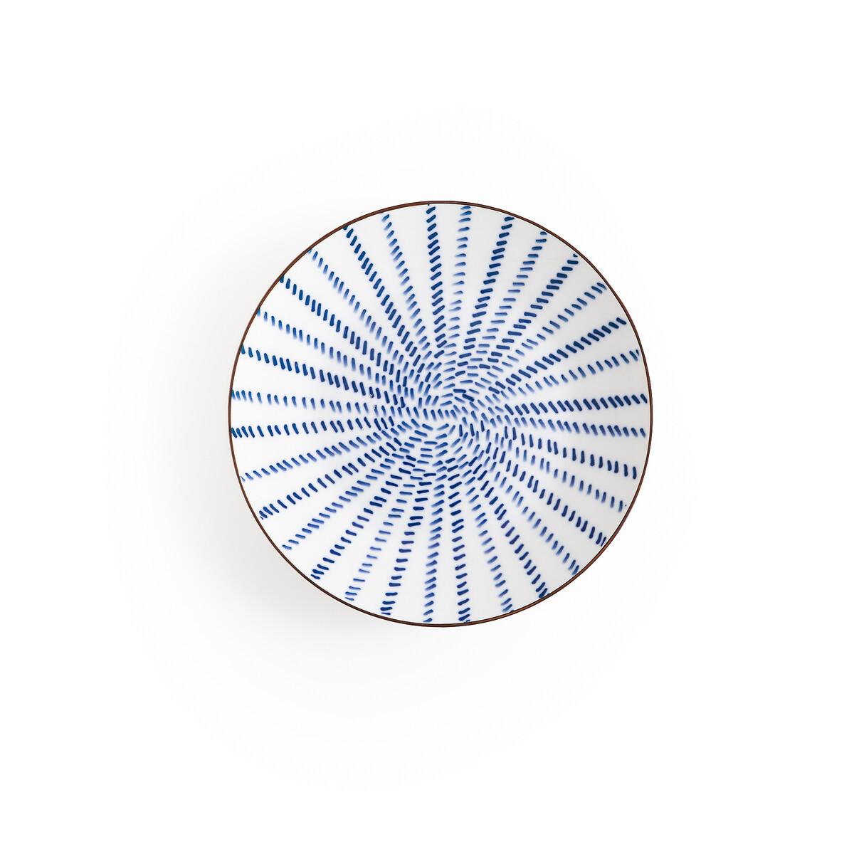 La Redoute Intérieurs 4er-Set Dessertteller Bowlia mit Strahlendekor  