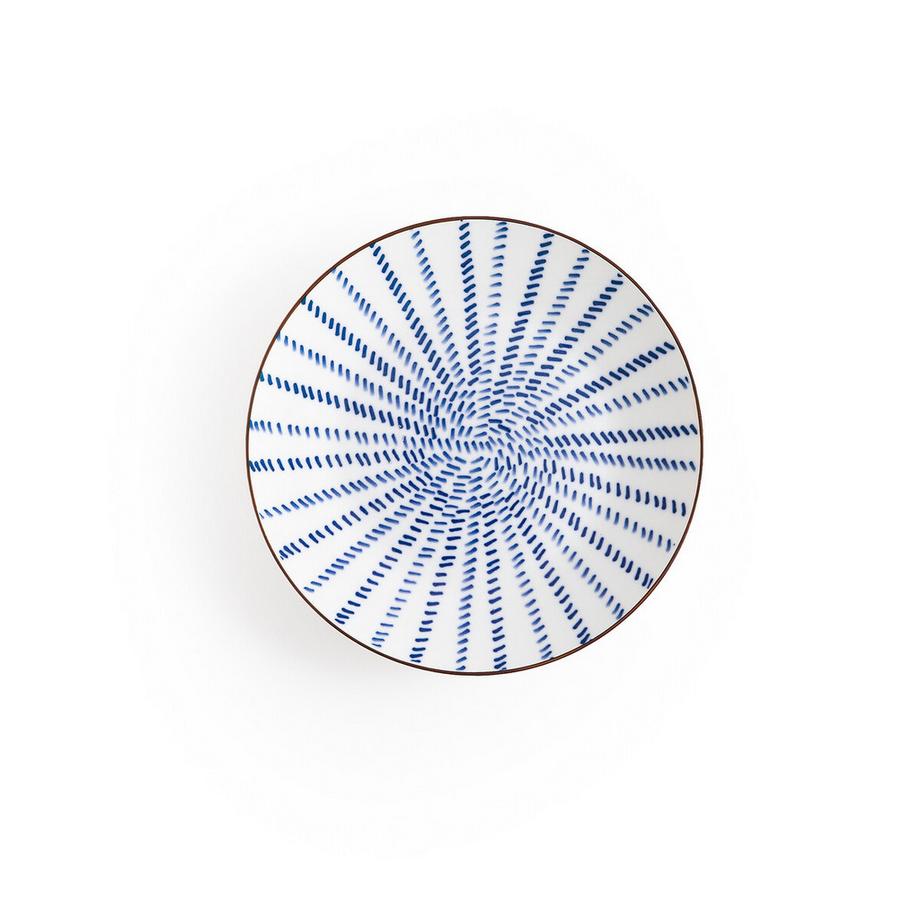 La Redoute Intérieurs 4er-Set Dessertteller Bowlia mit Strahlendekor  