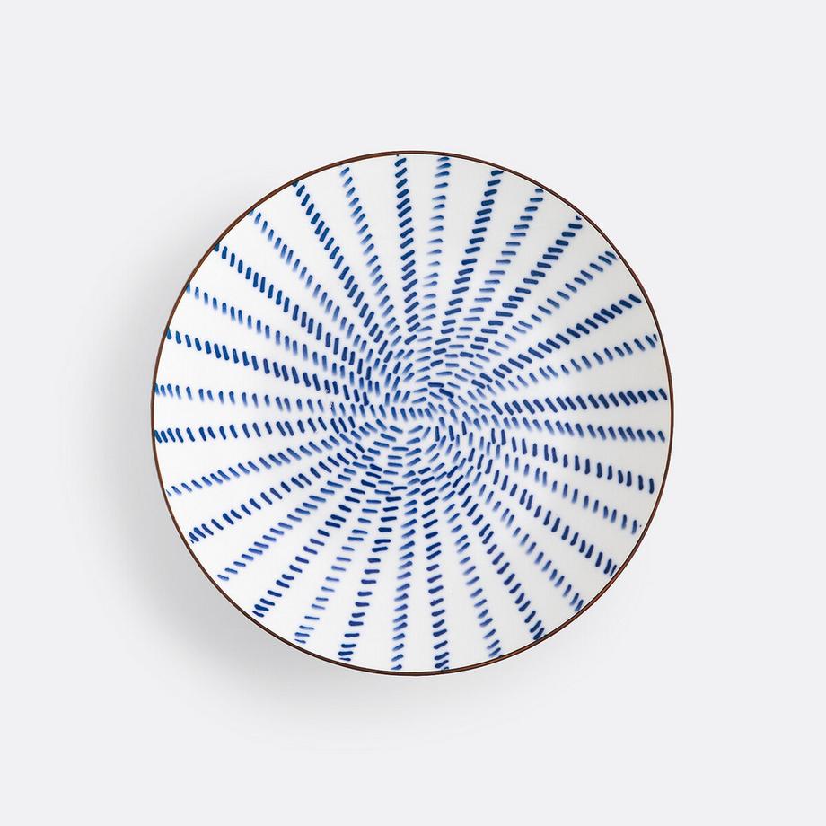 La Redoute Intérieurs 4er-Set Dessertteller Bowlia mit Strahlendekor  