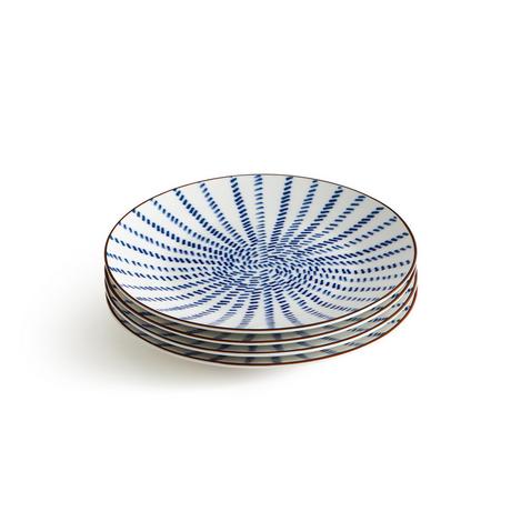 La Redoute Intérieurs 4er-Set Dessertteller Bowlia mit Strahlendekor  