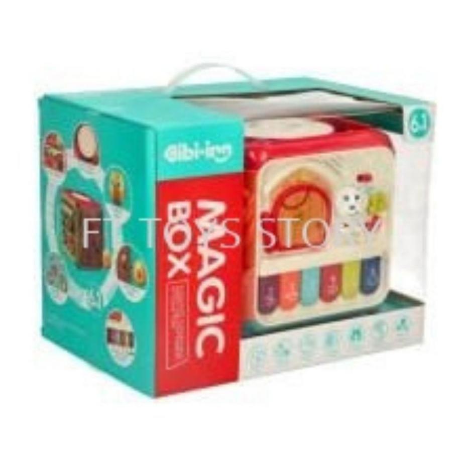 B2X  Jouet sensoriel pour enfants cube 6en1 