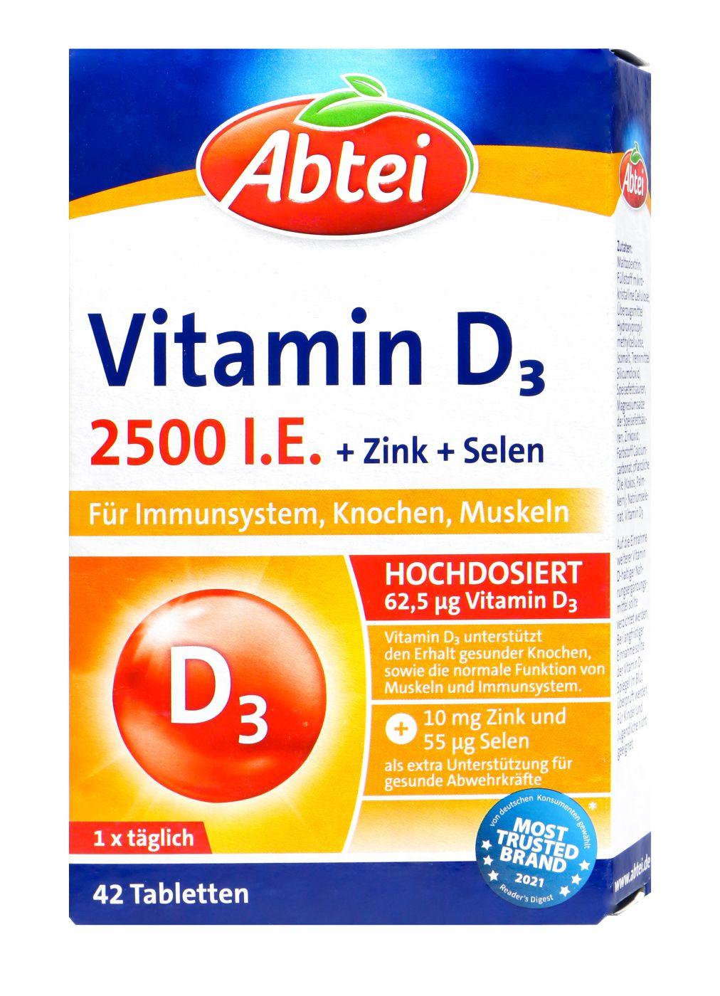 Abtei  Vitamin D3 2.500 