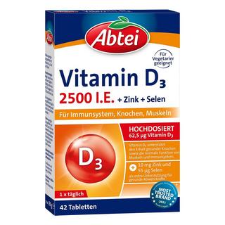 Abtei  Vitamin D3 2500 I.E 