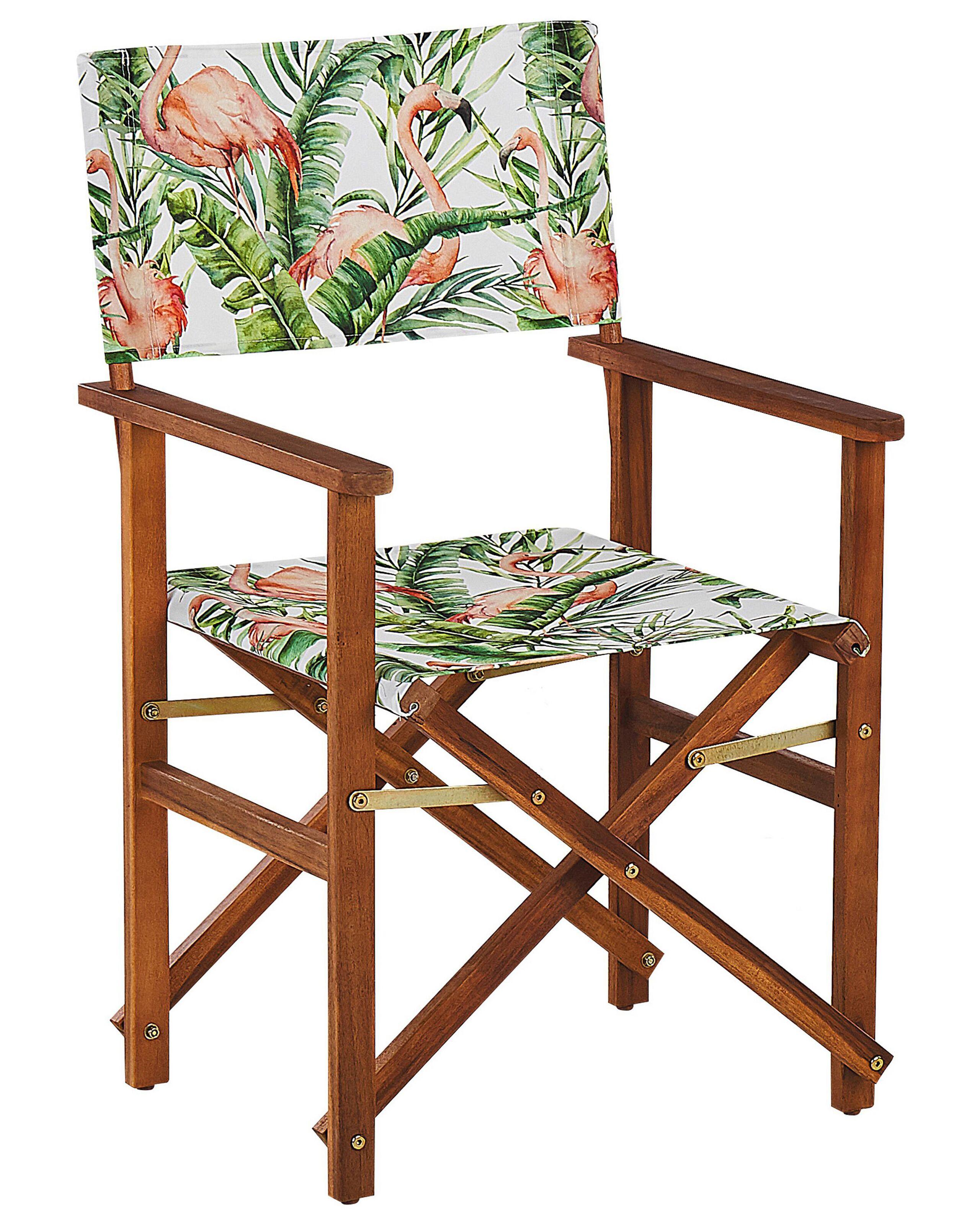 Beliani Set di 2 sedie da giardino en Tessuto Moderno CINE  