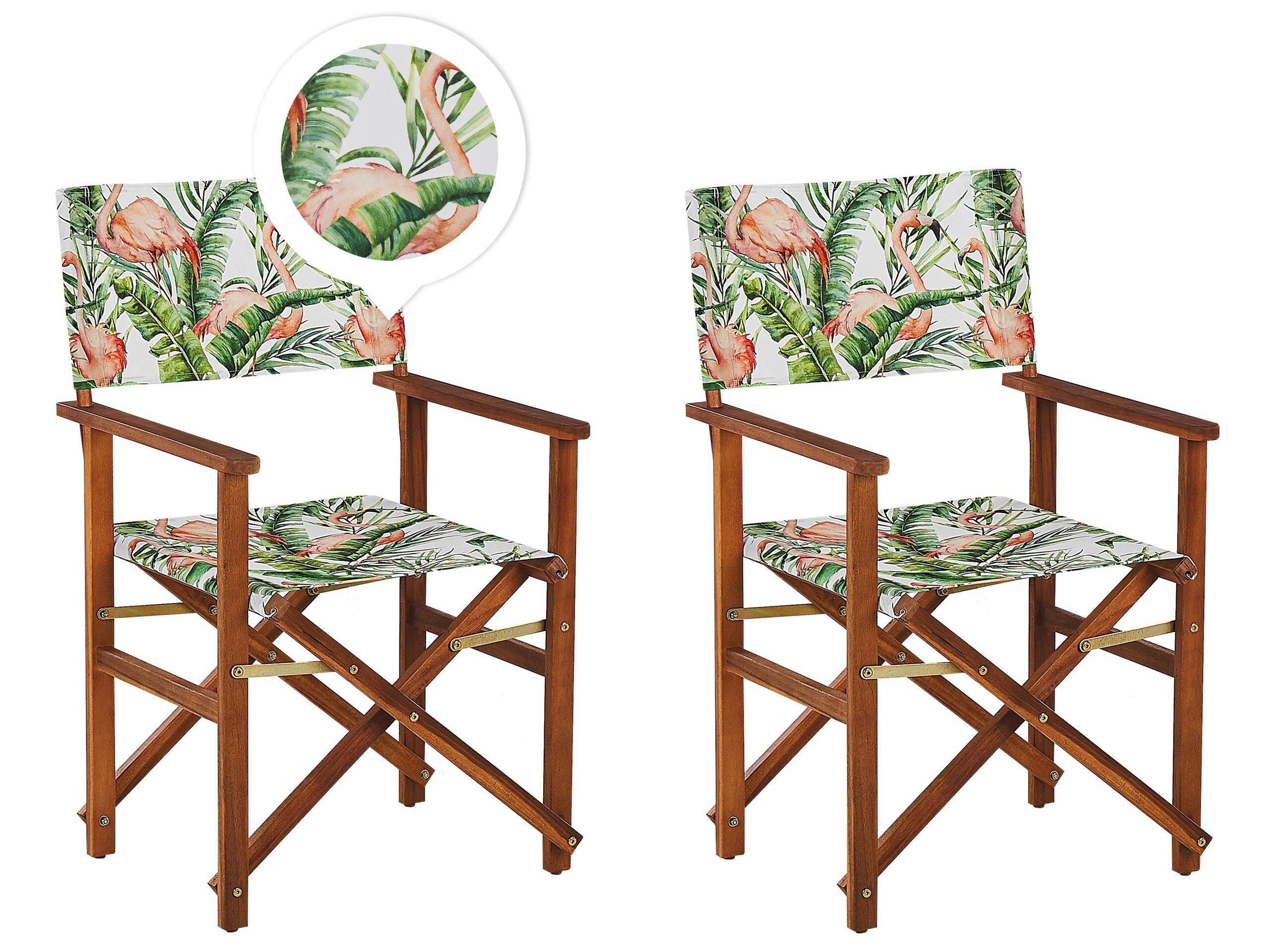 Beliani Set mit 2 Stühlen aus Polyester Modern CINE  