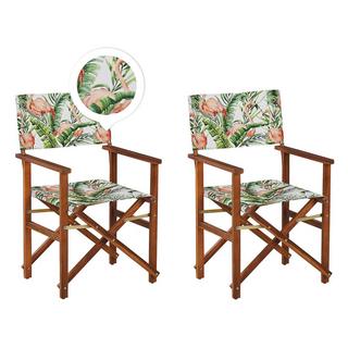 Beliani Lot de 2 chaises en Polyester Moderne CINE  