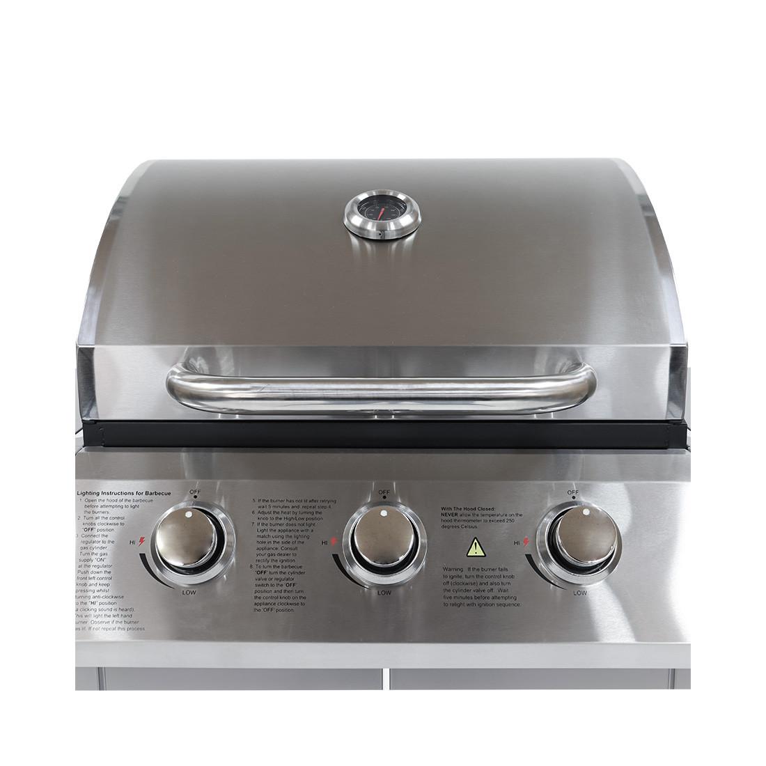 Mr. Grill  Gasgrill 3 Brenner L23T 