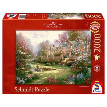 Schmidt Puzzle Jardins au-delà de la porte du printemps - 2000 pièces - 12 ans et plus