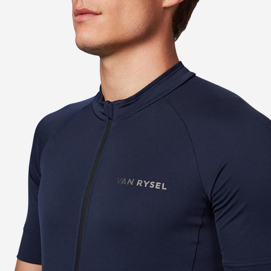 VAN RYSEL  Maillot manches courtes de vélo de route homme - Discover bleu acier 