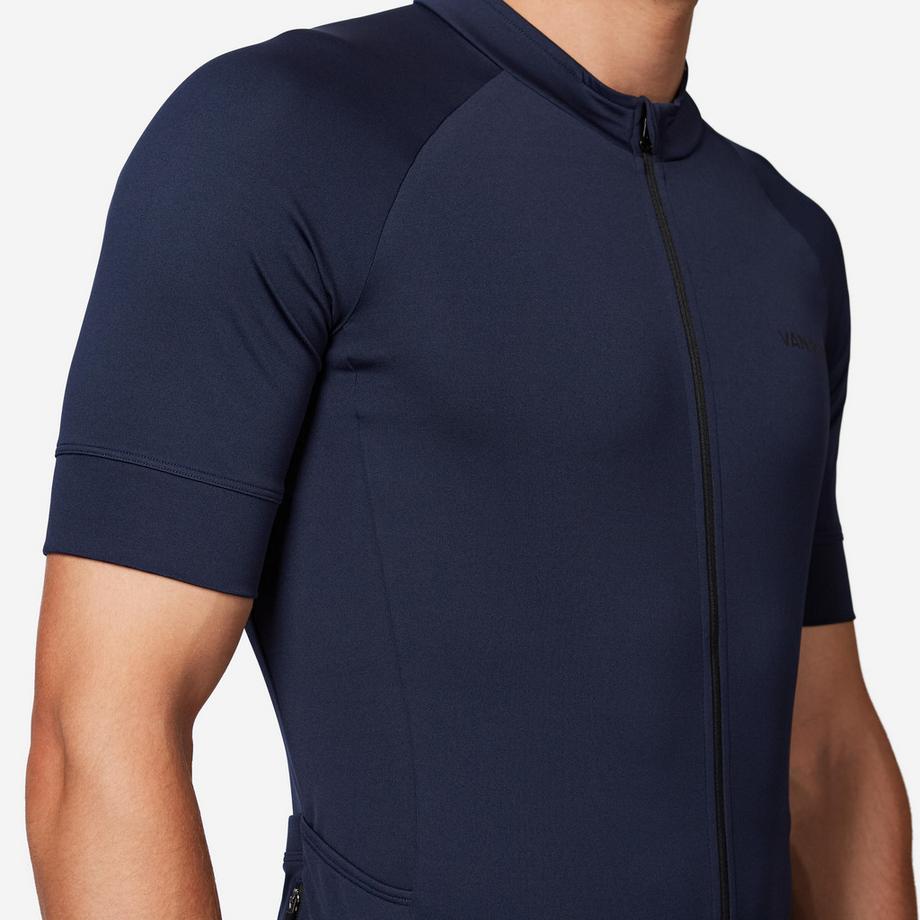 VAN RYSEL  Maillot manches courtes de vélo de route homme - Discover bleu acier 
