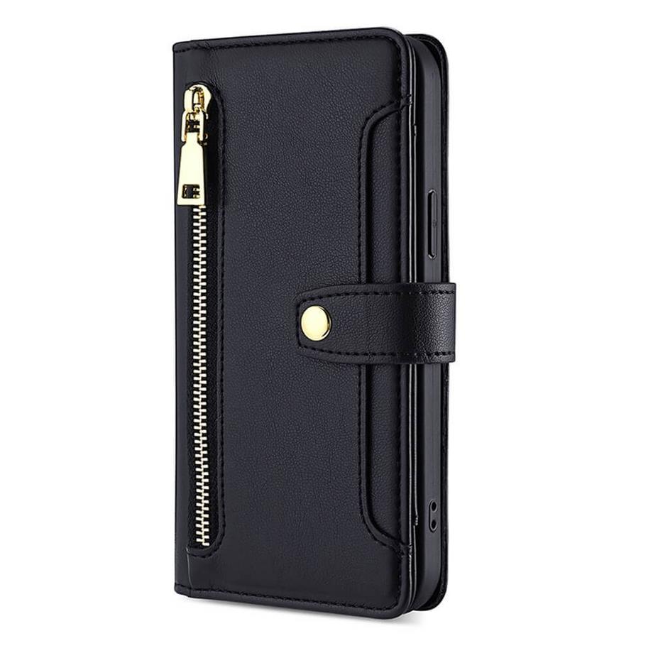 Cover-Discount  Xiaomi Poco X5 Pro - Wallet Etui Hülle Schwarz 