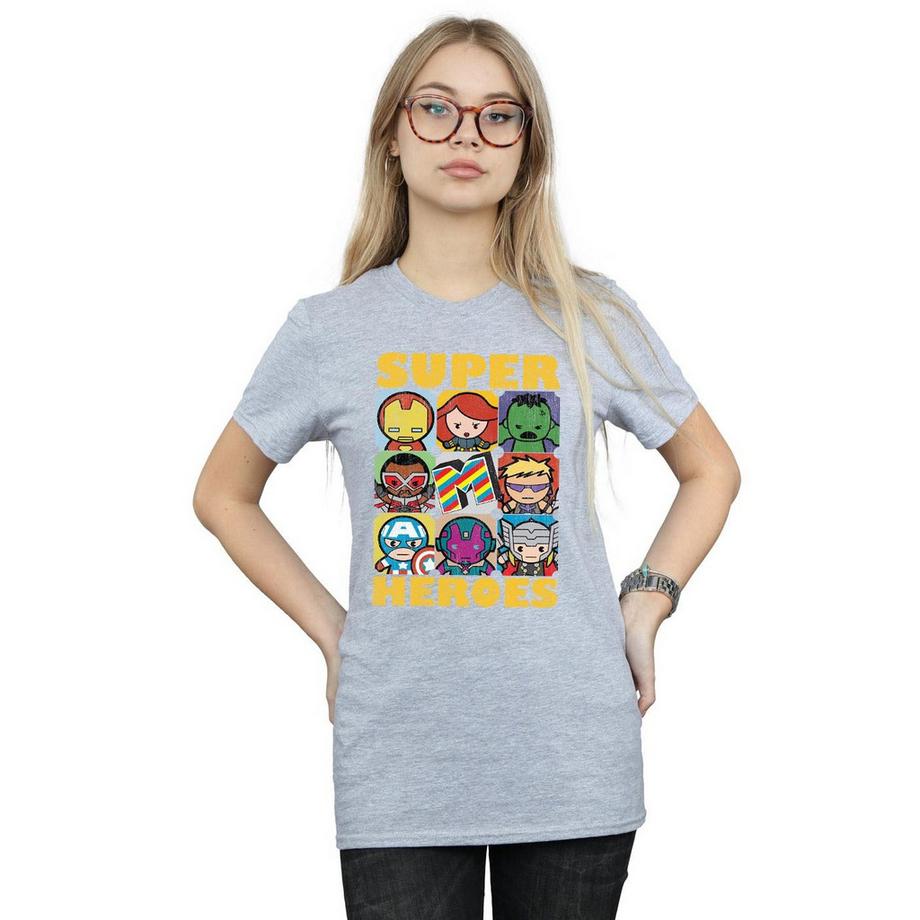 MARVEL Super Heroes T-Shirt con Stampa Grafica  
