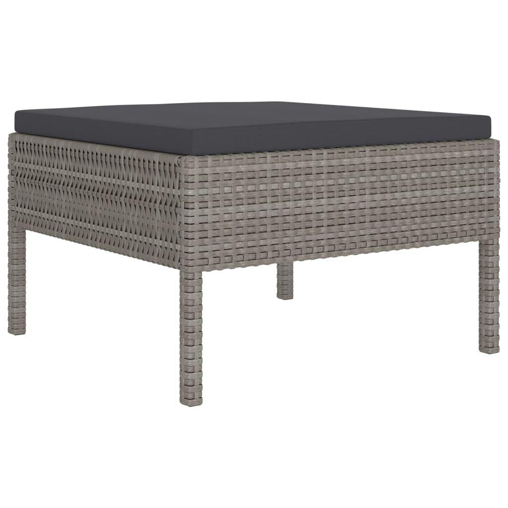 VidaXL Garten-sofagarnitur poly-rattan  