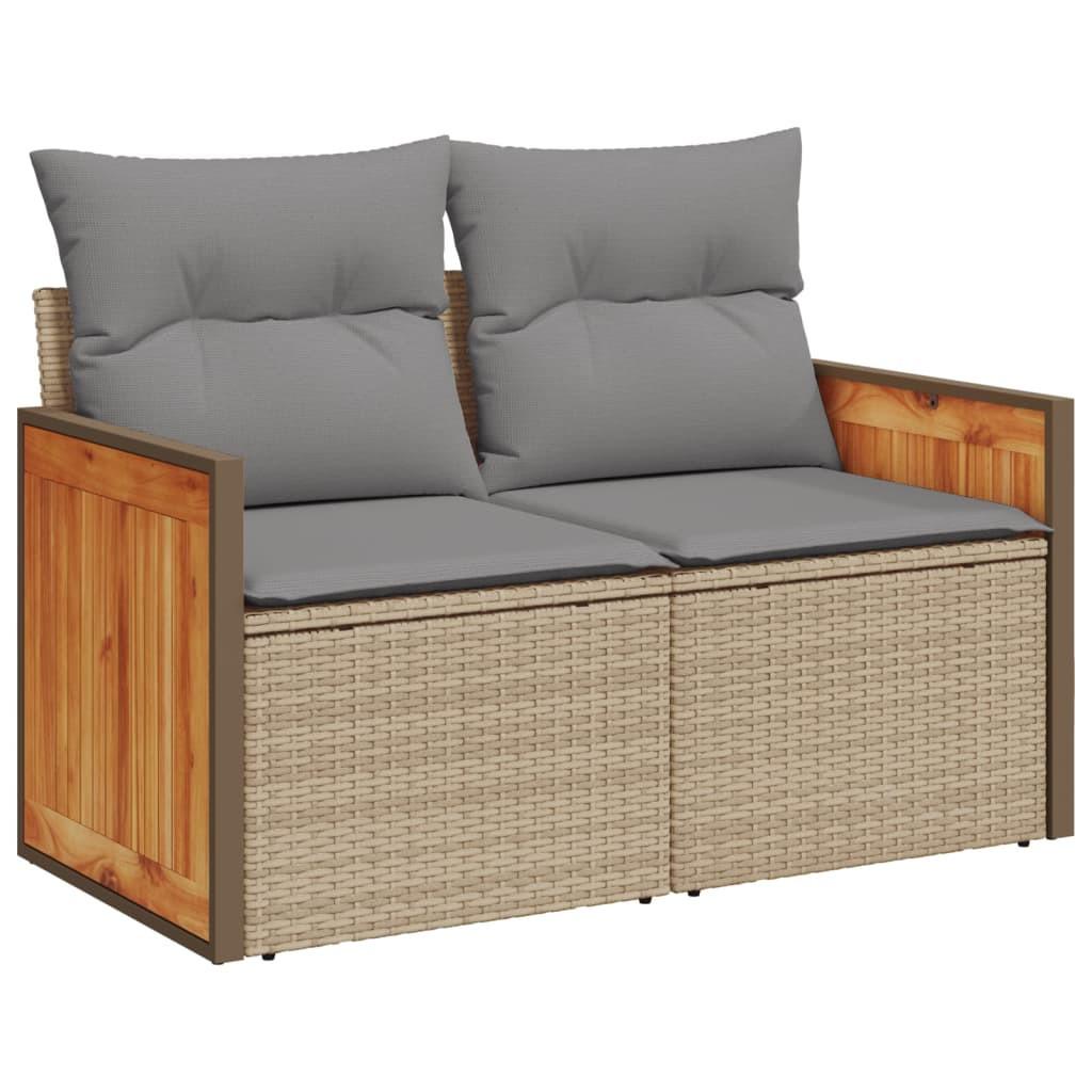 VidaXL Gartensofa poly-rattan  