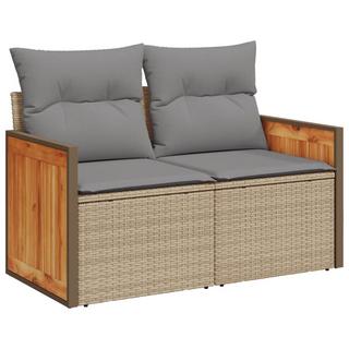 VidaXL Gartensofa poly-rattan  