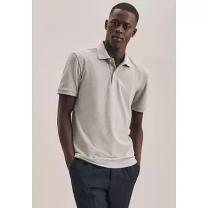 Polo-Shirt Slim Fit Kurzarm Uni