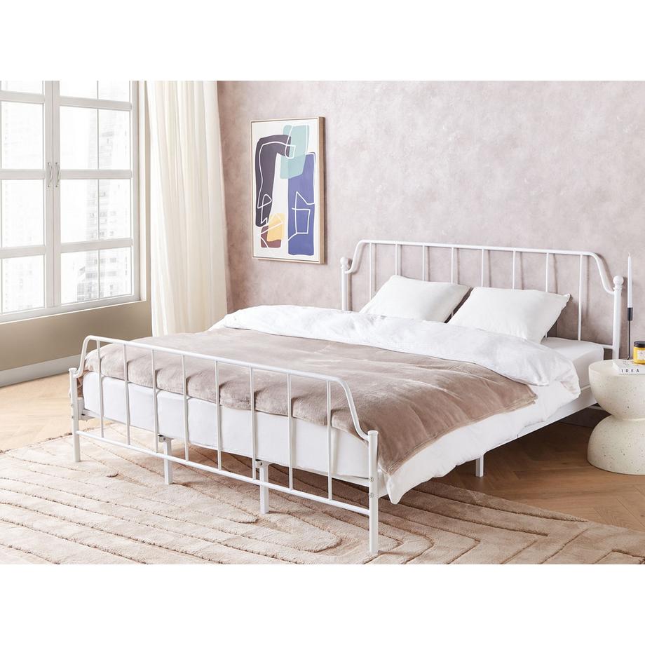 Beliani Letto en Ferro MAURESSAC  