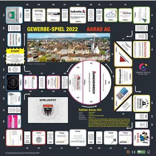 GEWERBE-SPIEL  Brettspiel AARAU Stadt (Deutsch) 