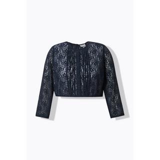 Ulla Popken Camicetta Dirndl pizzo elastico scollo rotondo maniche 3/4  