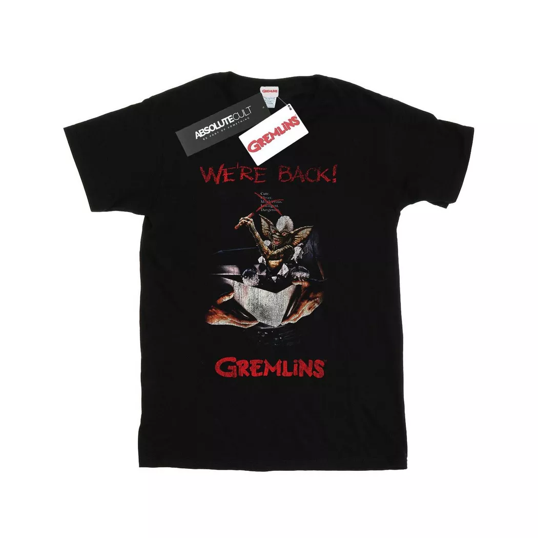 Gremlins - TShirt, für Damen, Schwarz, Größe S