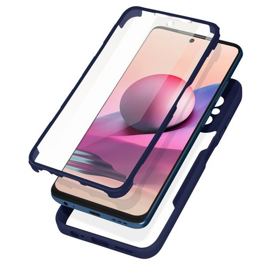 Avizar  Cover 360° Xiaomi Note 10 e 10s Blu 