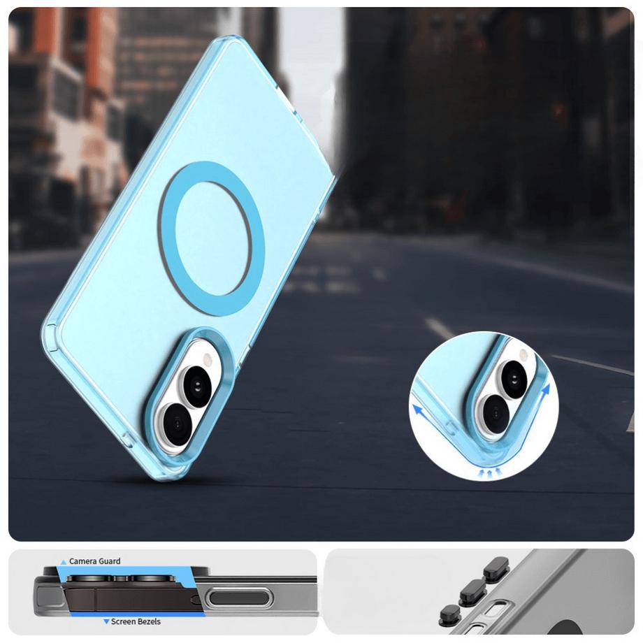 Cover-Discount  Galaxy S25 Edge - Schützende Acryl-Handyhülle mit Magnet 