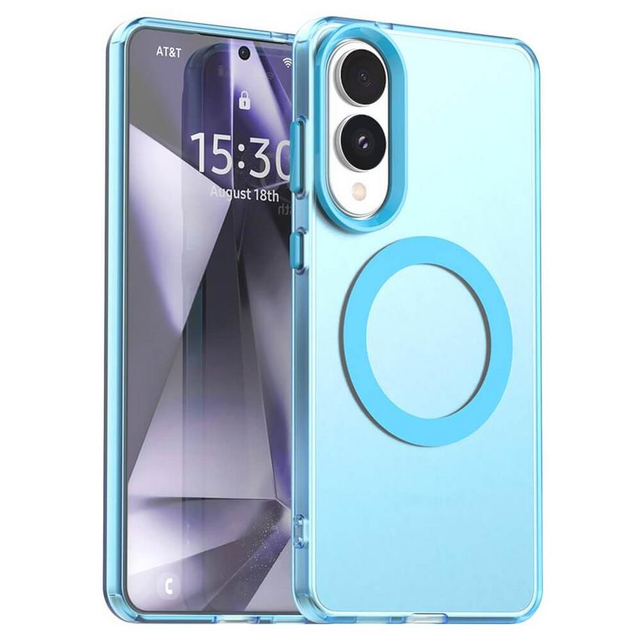 Galaxy S25 Edge - Schützende Acryl-Handyhülle mit Magnet