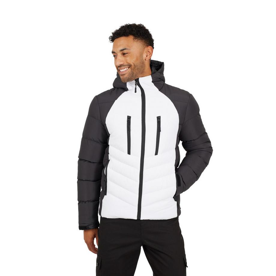 Giacca Con Cappuccio Imbottito Raglan