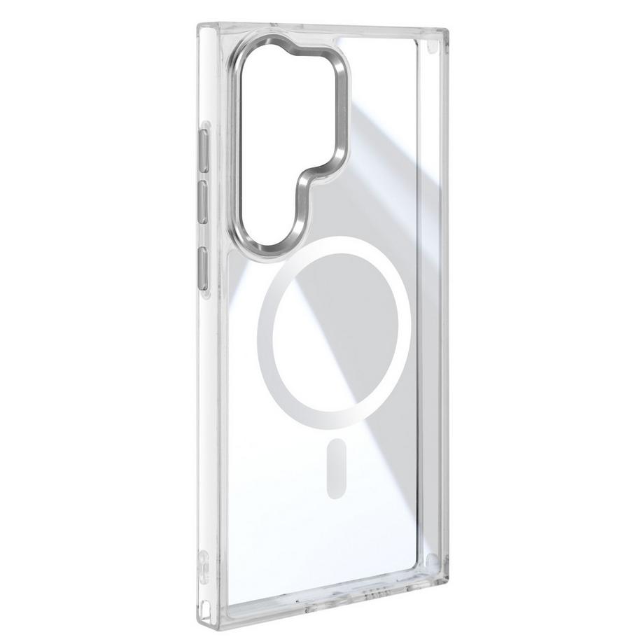 Avizar  Cover Galaxy S24 Ultra bordo argento 