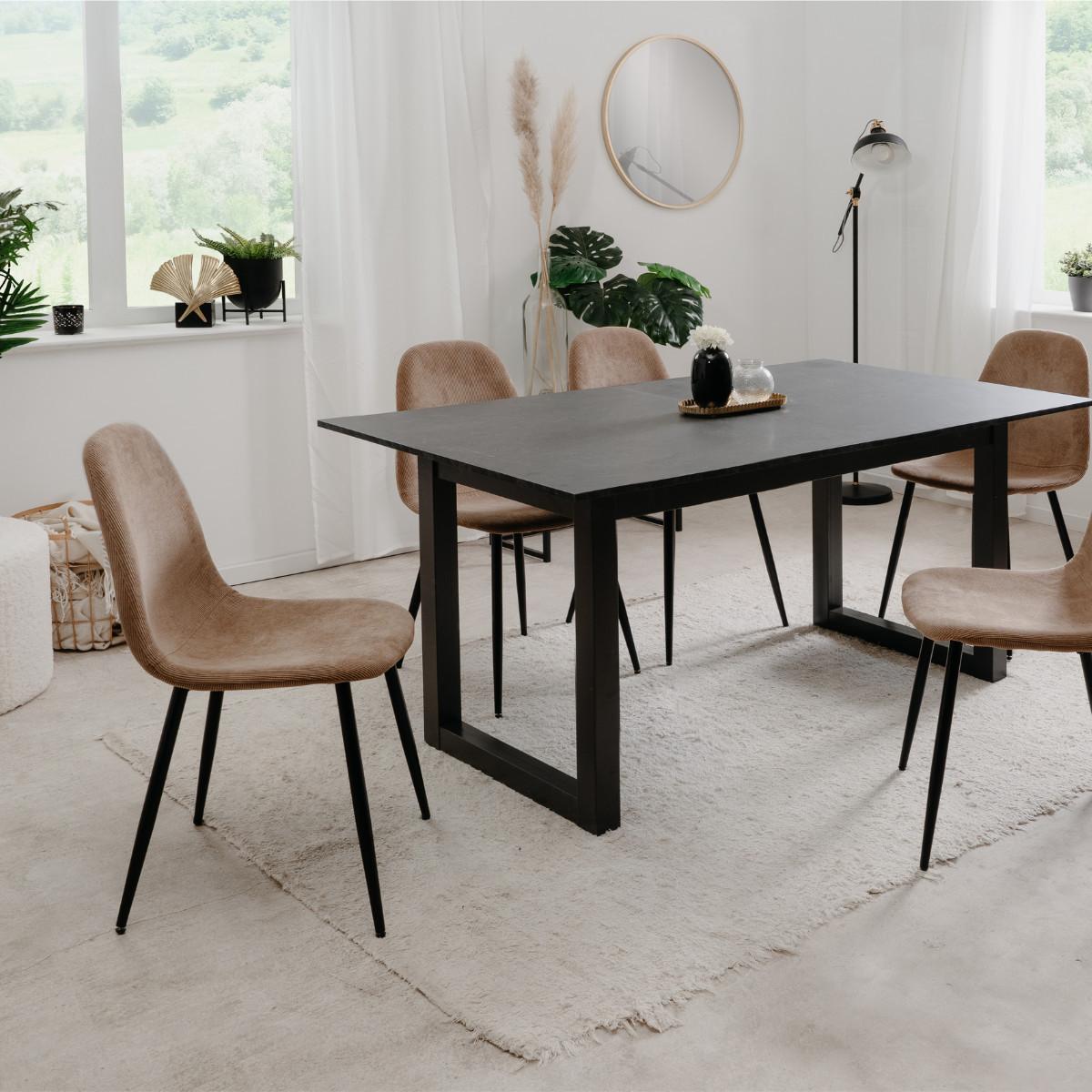 Calicosy Set aus 4 Stühlen ANYA  